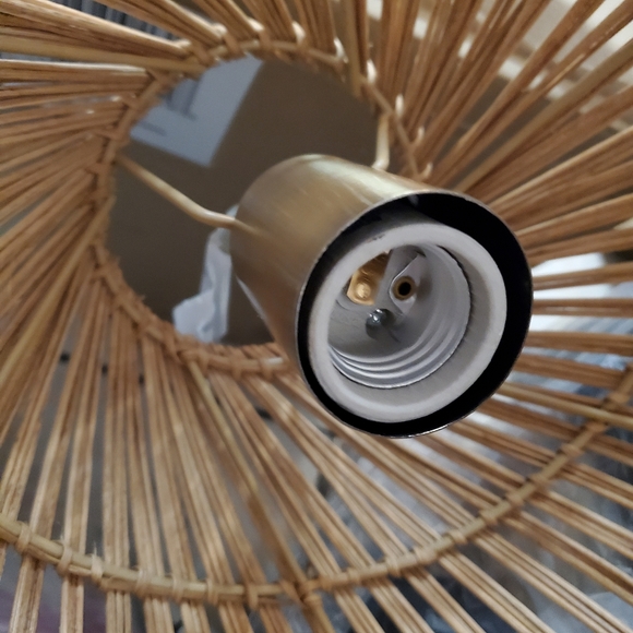 Opalhouse Rattan Pendant Lamp Light Fixture - Picture 3 of 12